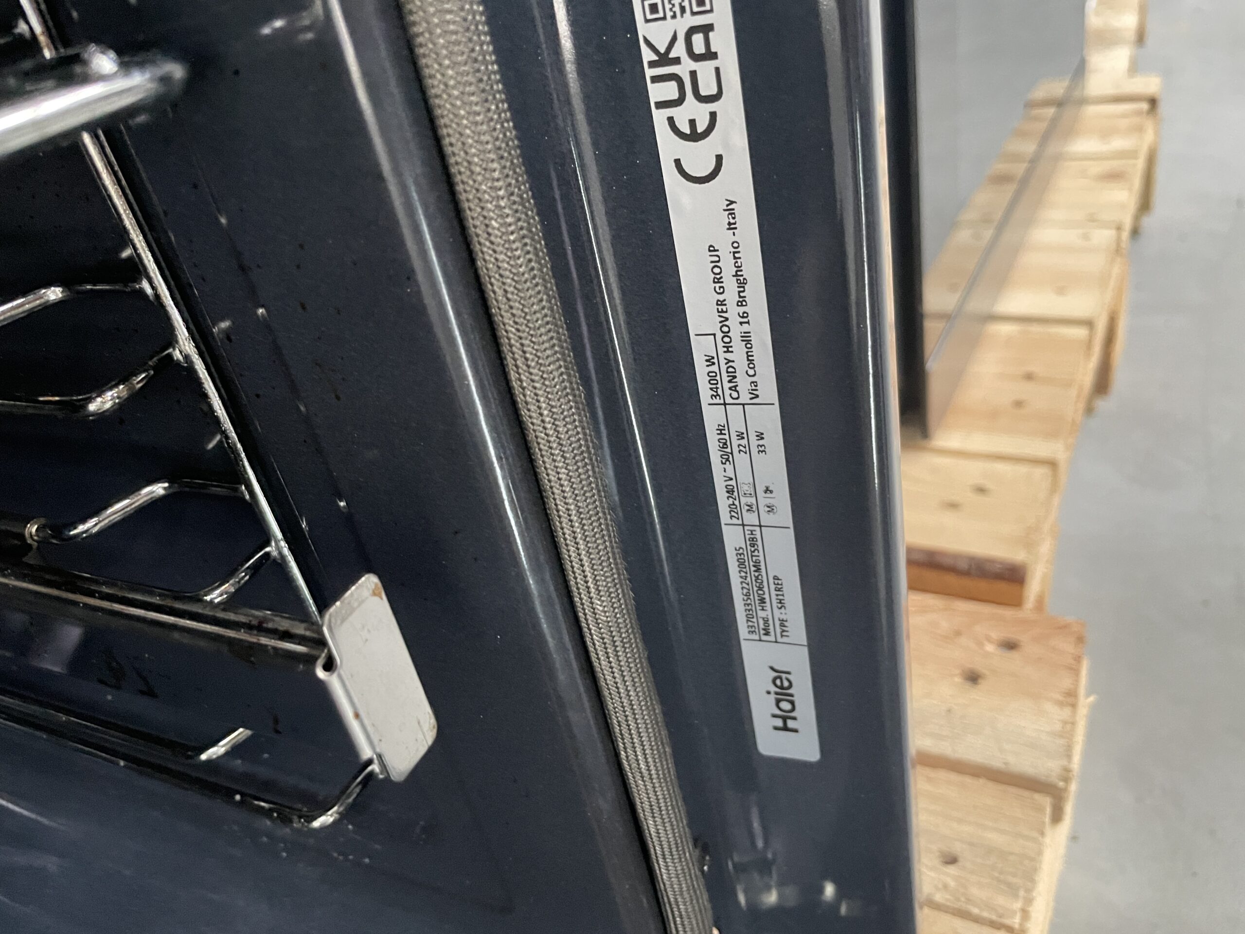 Piekarnik elektryczny parowy Haier I-Touch Steam 6 HWO60SM6TS9BH Termoobieg Termosonda Zdalne sterowanie Czarny - Image 5