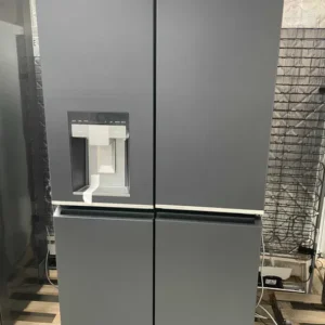 Lodówka HAIER HCR7918EIMB Cube Series 7 Absolute Ice Side by Side No frost 177.5cm Szczotkowana czerń Kostkarka Podajnik wody