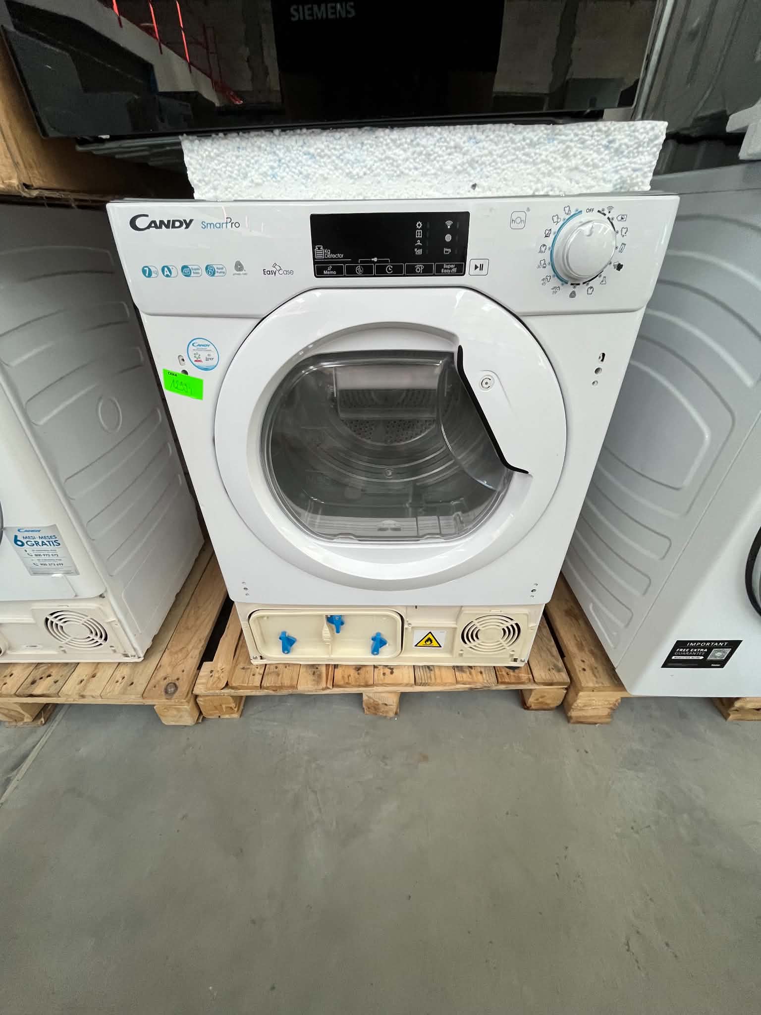 Candy suszarka do zabudowy BCTD H7A1TE-S 7KG - obrazek 5