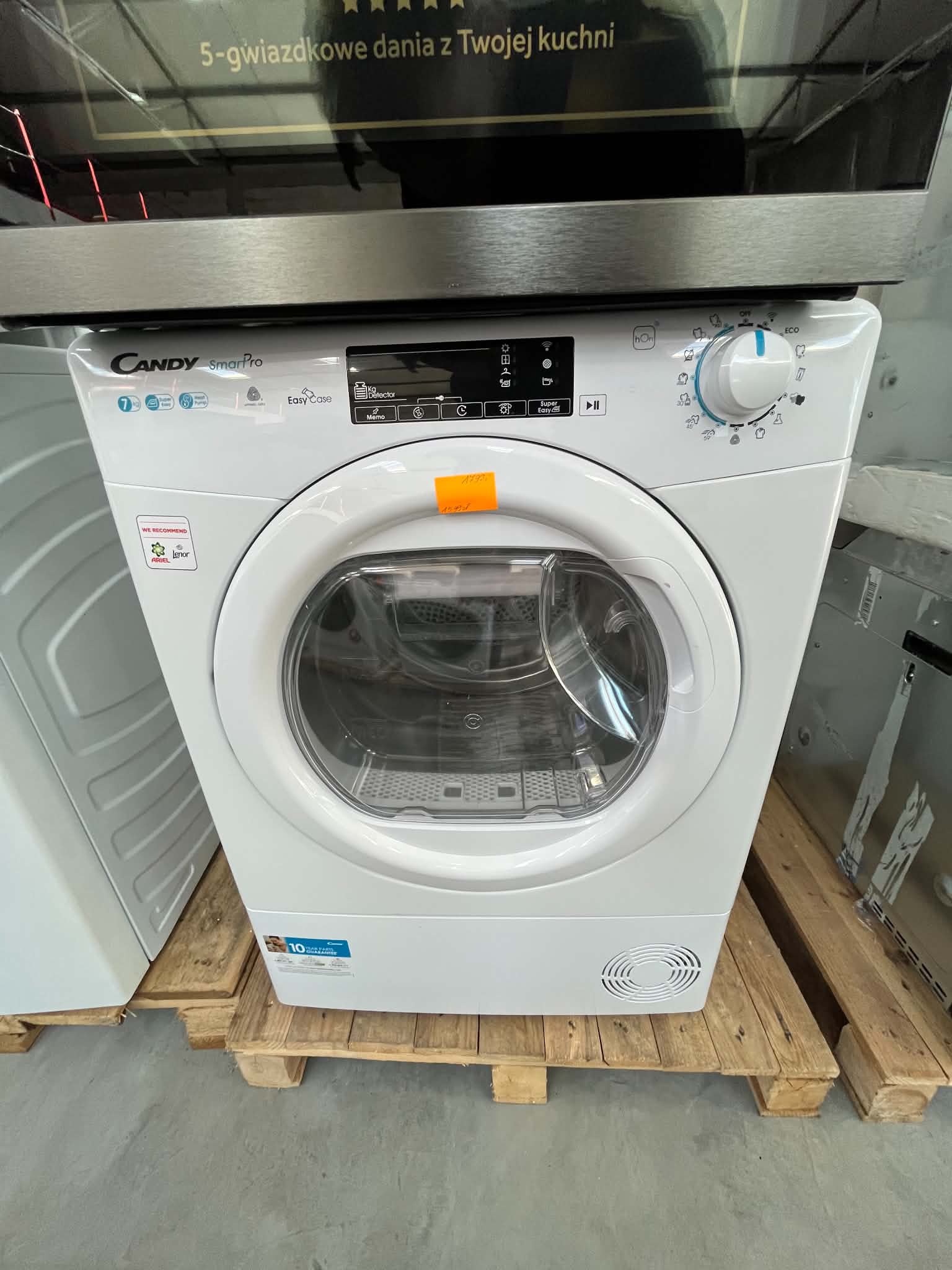 Candy Suszarka z pompą ciepła CSOE H7A2TE-S 7kg - obrazek 6