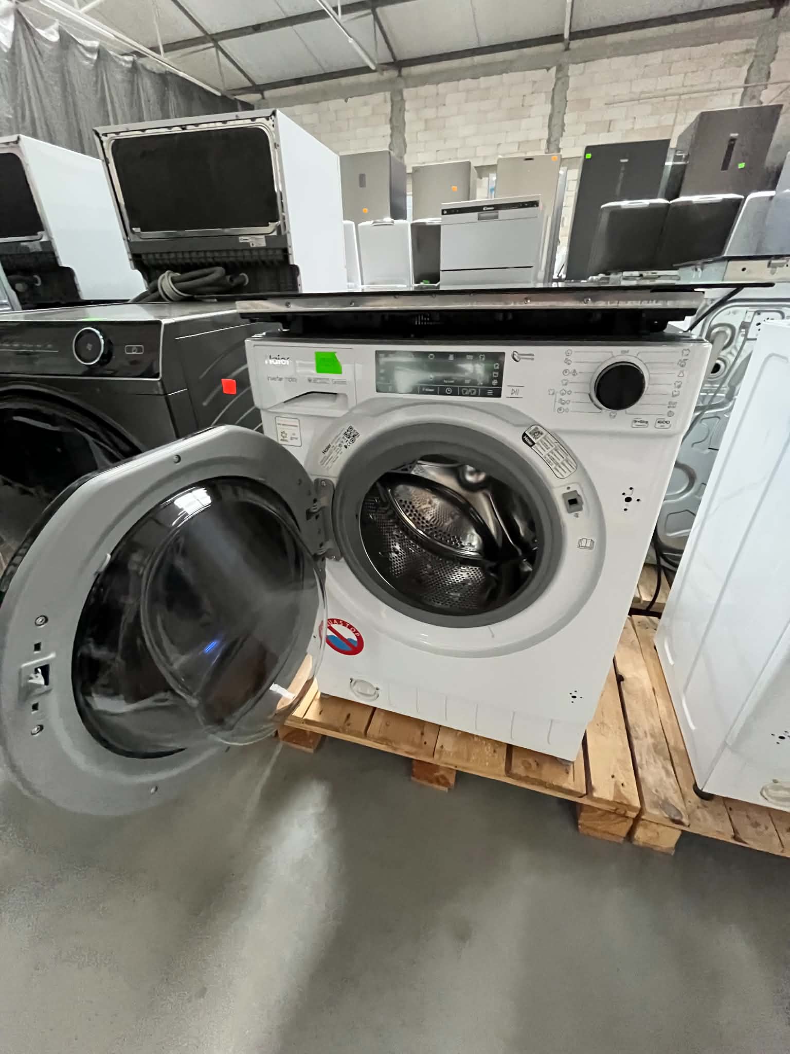 Pralko-suszarka do zabudowy Haier HWDQ90B416FWB-S 1600 obr/min 9kg/5kg - obrazek 5