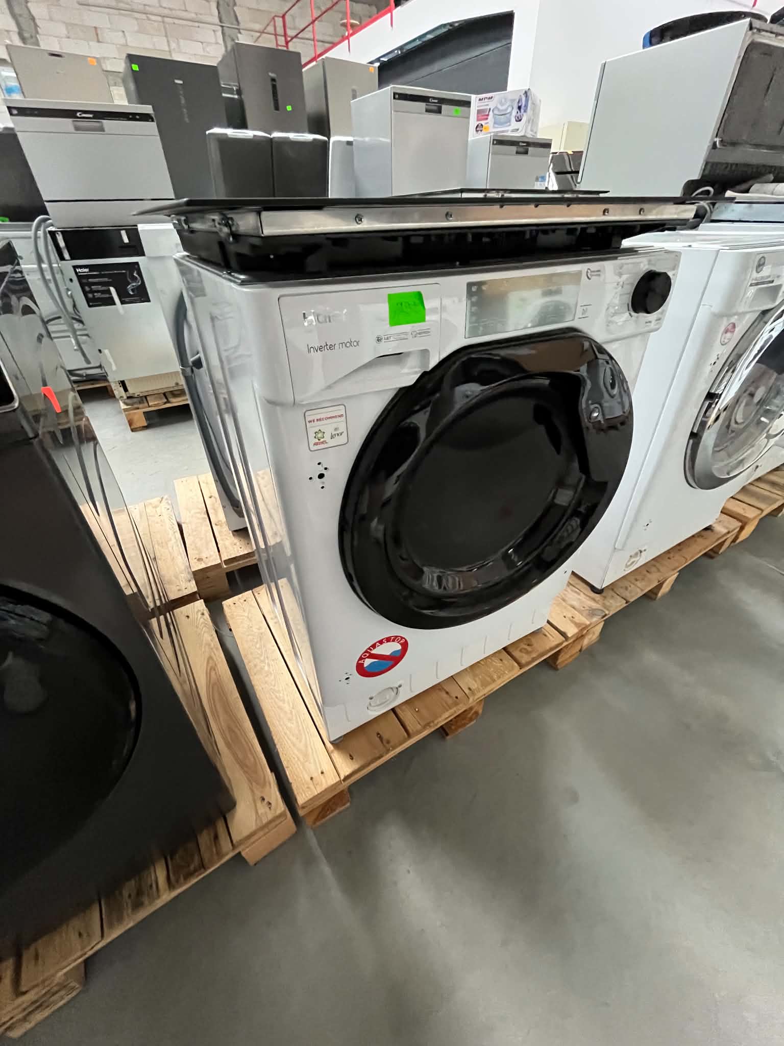 Pralko-suszarka do zabudowy Haier HWDQ90B416FWB-S 1600 obr/min 9kg/5kg - obrazek 3