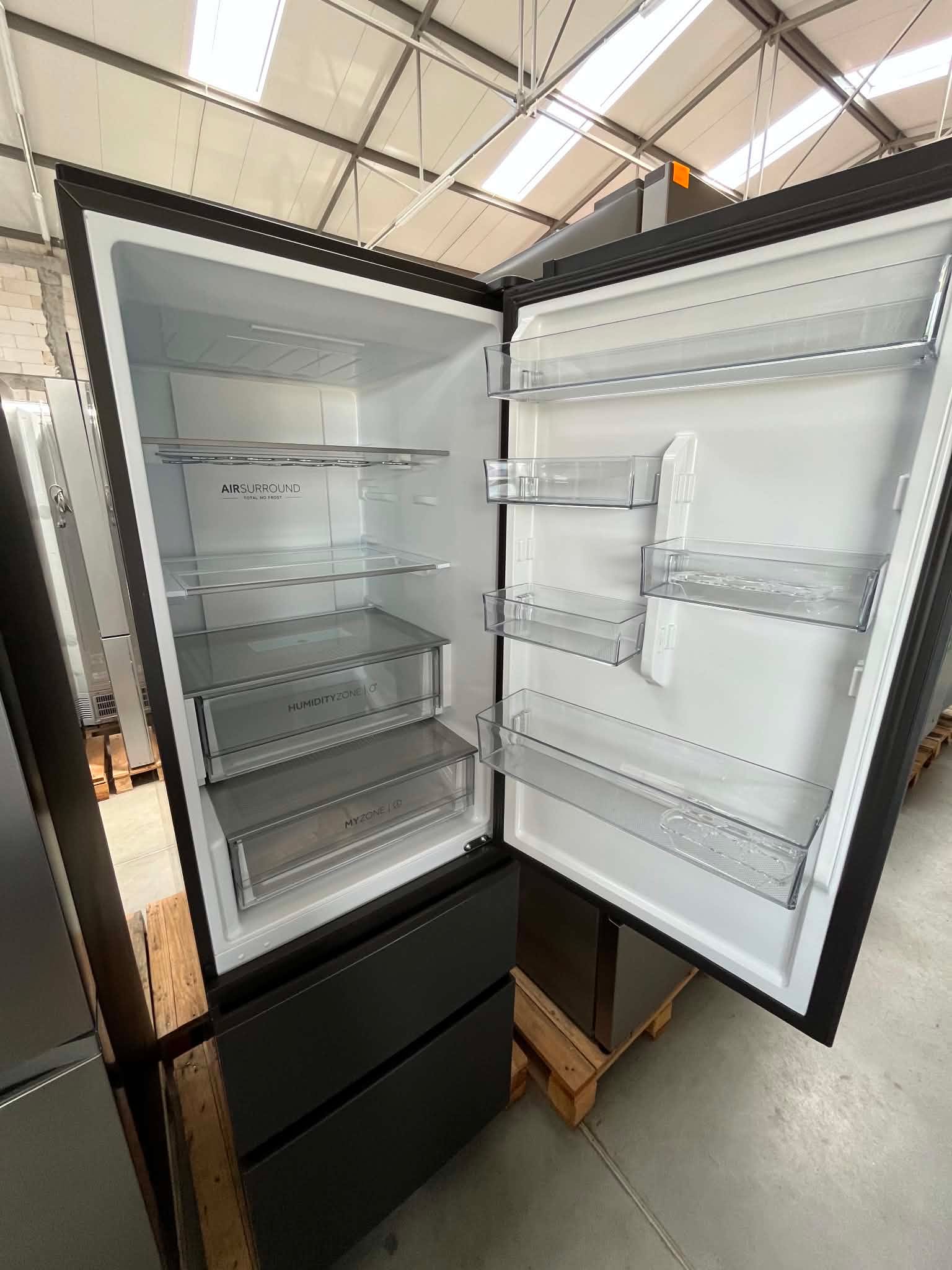 Lodówka Haier HTW5618ENPT 3D No Frost 185 cm czarna - obrazek 4