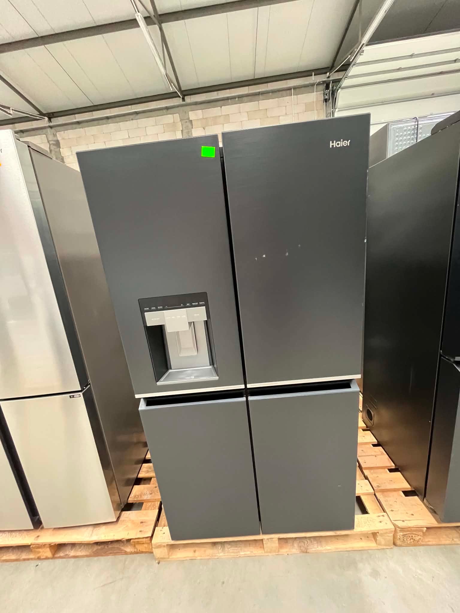 Lodówka Haier Cube Series 7 HCR7918EIMB 601L 38 dB Czarna Inox - obrazek 4