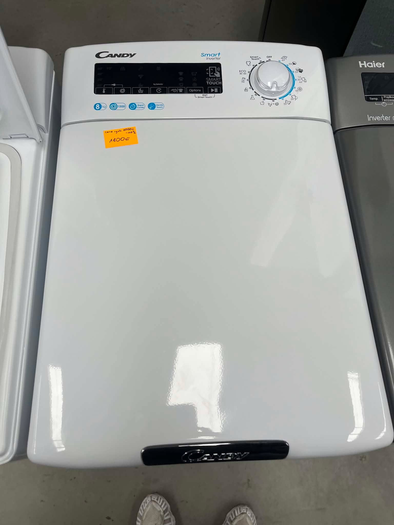 Pralka ładowana od góry CANDY Smart Inverter CSTG 38TMCE/1-S - obrazek 4