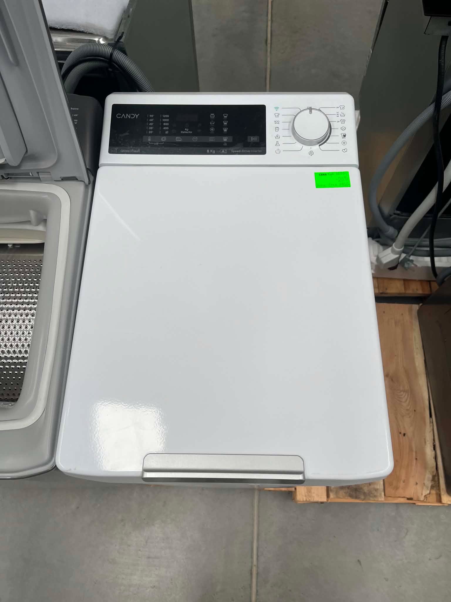 Pralka ładowana od góry Candy ProWash 500 TCA284TM5-S 8kg 1200 obr/min 77 dB Biały - obrazek 6