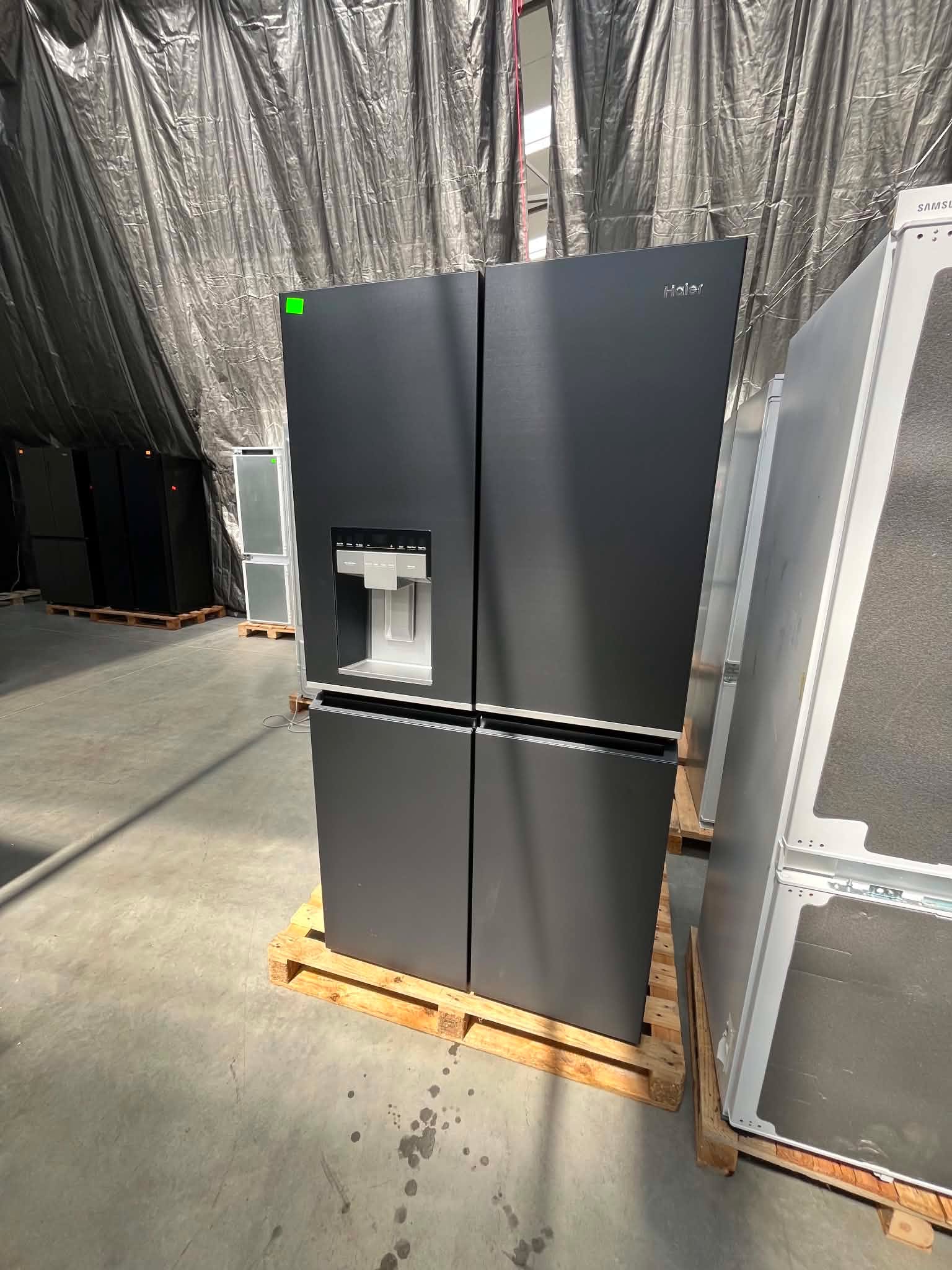Lodówka Haier Cube Series 7 HCR7918EIMB 601L 38 dB Czarna Inox - obrazek 6