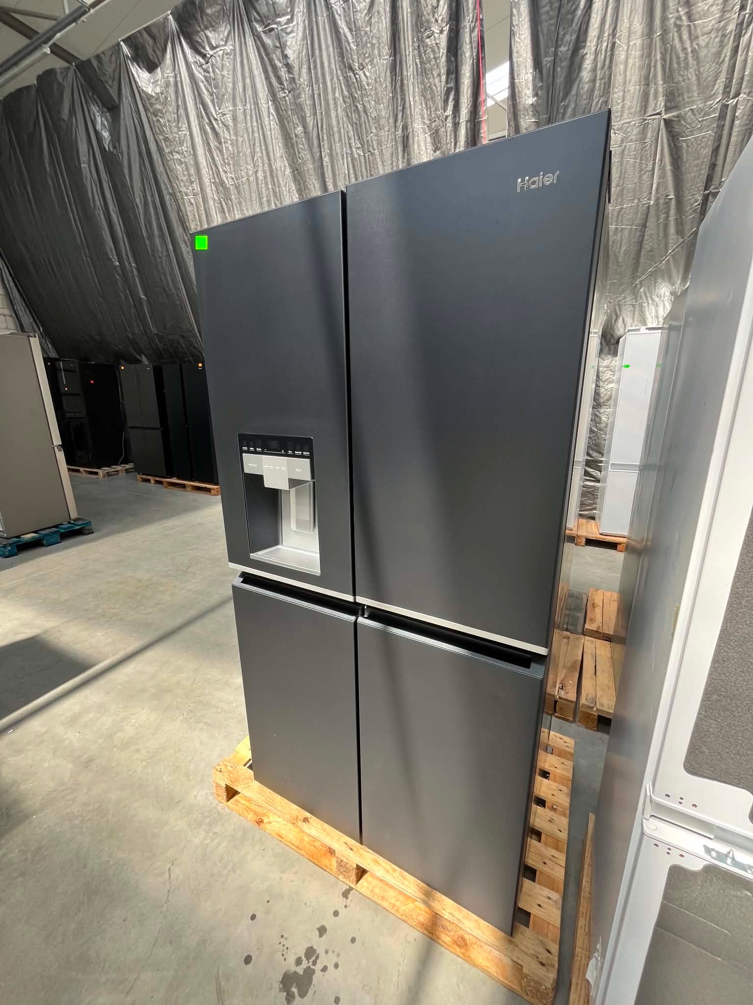 Lodówka Haier Cube Series 7 HCR7918EIMB 601L 38 dB Czarna Inox - obrazek 9
