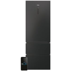 Lodówka HAIER htw7720enpt No frost 200.6 cm Czarna