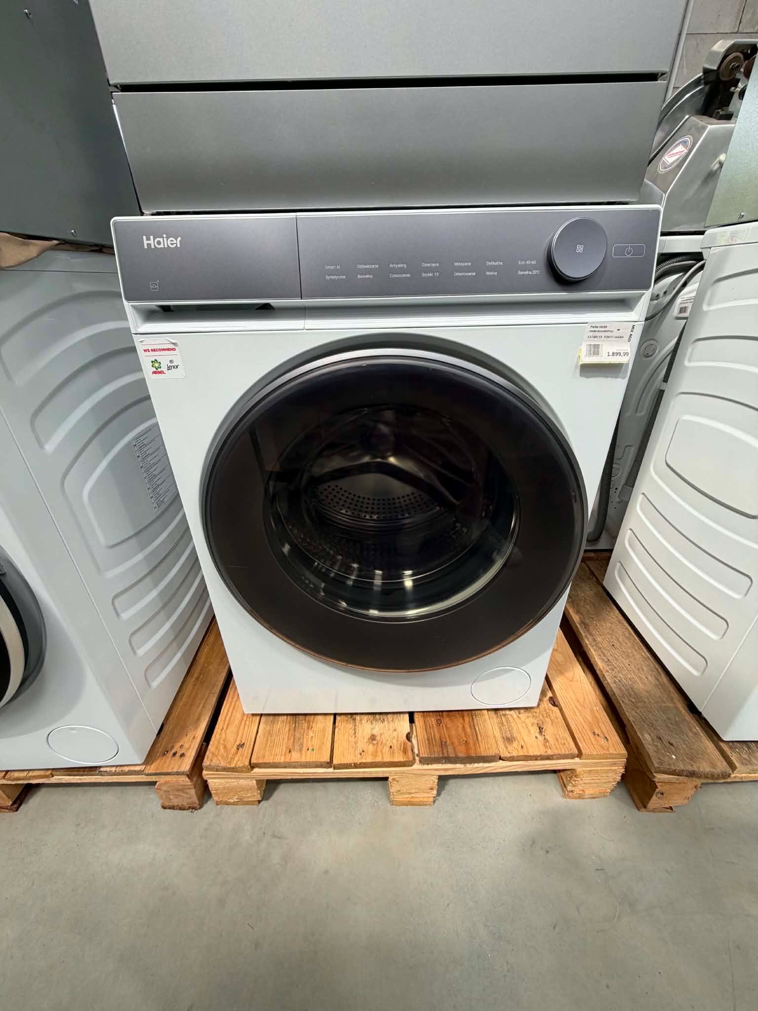 Pralka HAIER AI X7 HW80-BD14MEPTU1 8kg 1400 obr biała - obrazek 7