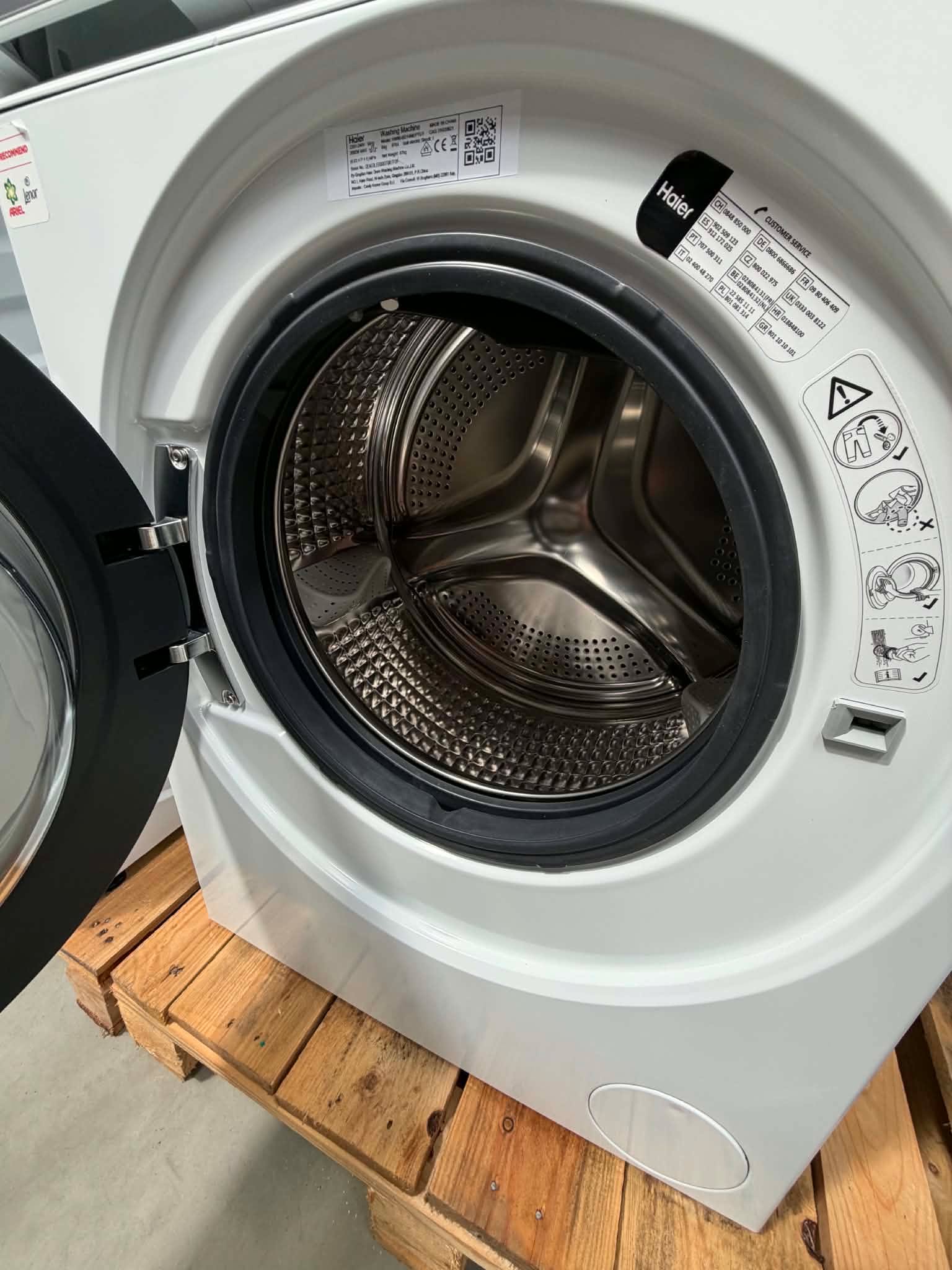 Pralka HAIER AI X7 HW80-BD14MEPTU1 8kg 1400 obr biała - obrazek 3