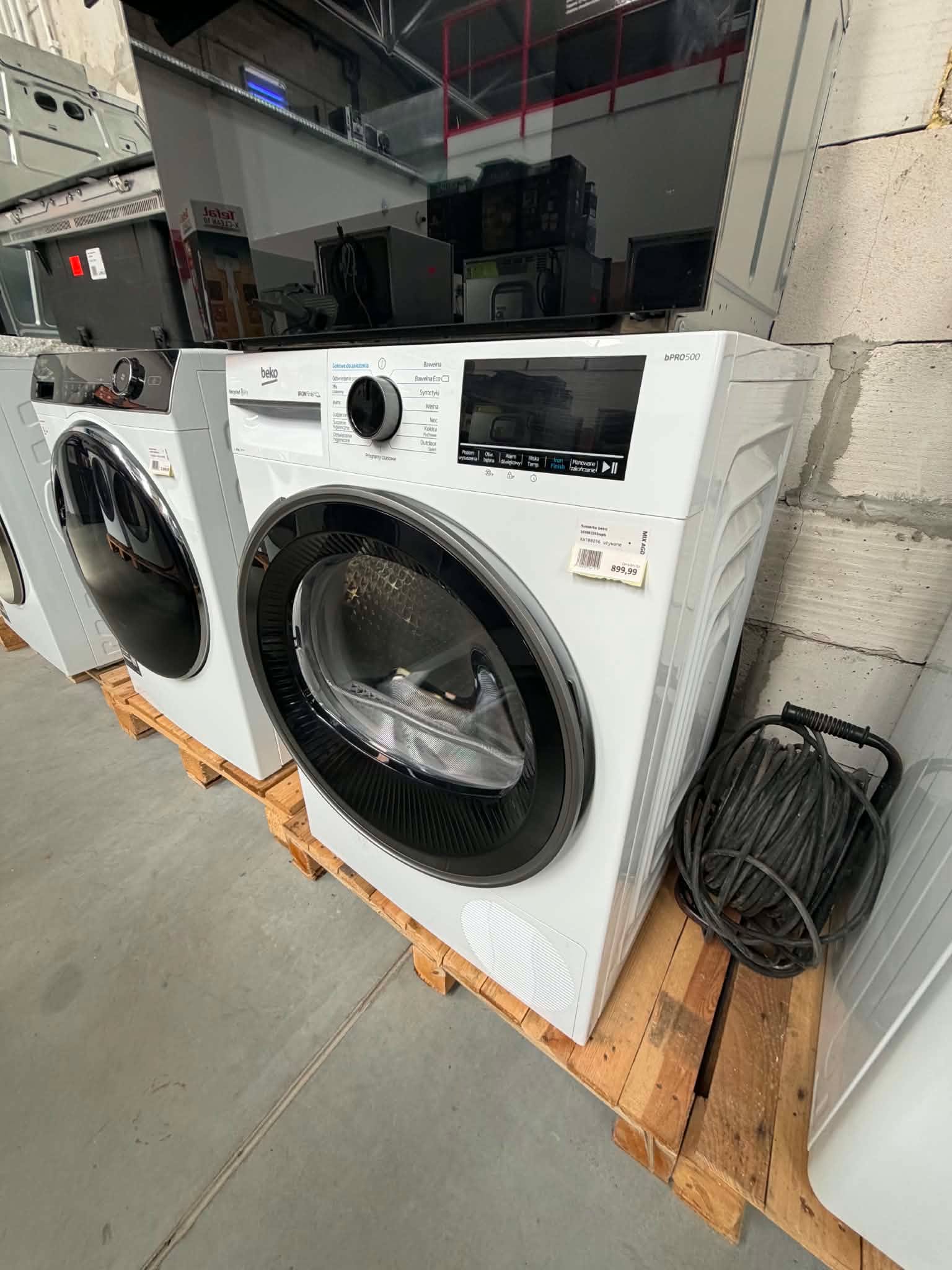 Suszarka BEKO B5T68243WPB BPRO500 8kg IronFinish Silnik Inwerterowy Używana - obrazek 6