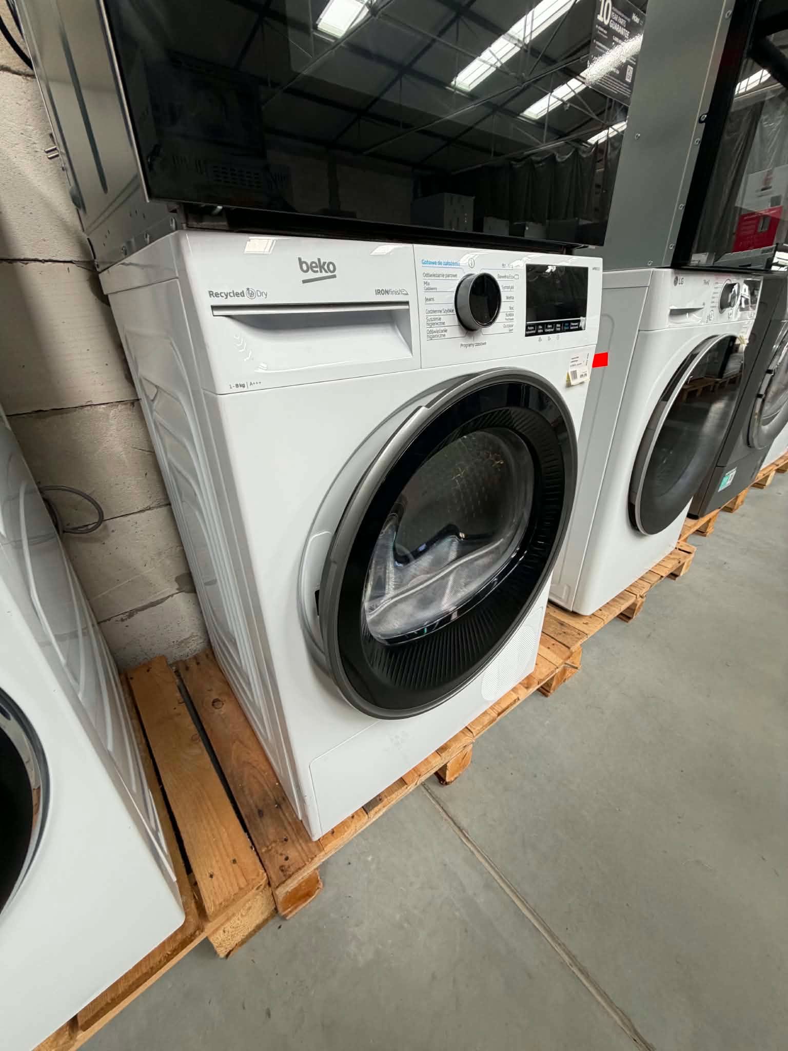 Suszarka BEKO B5T68243WPB BPRO500 8kg IronFinish Silnik Inwerterowy Używana - obrazek 5