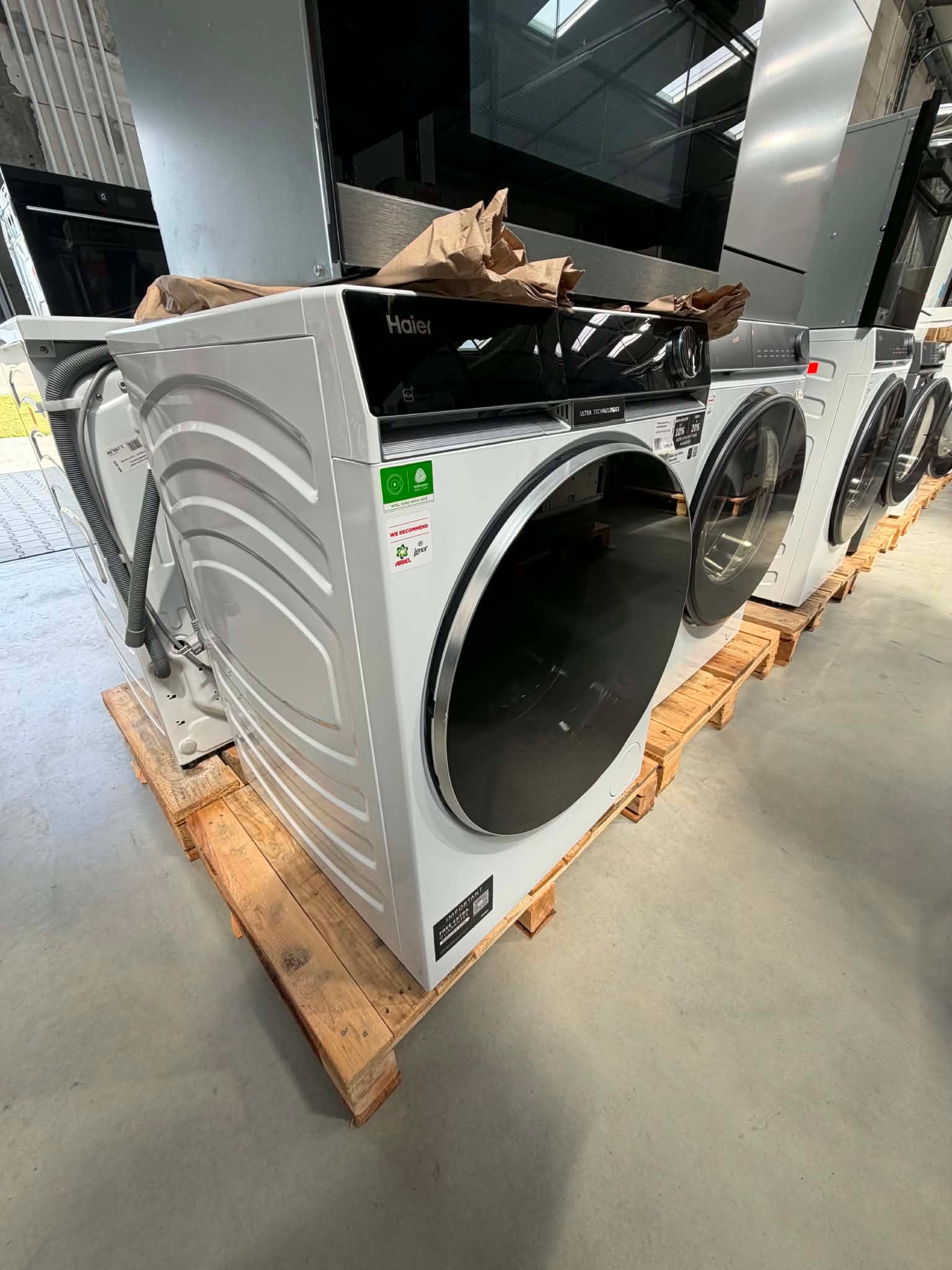 Pralko-suszarka HAIER X11 HWD120BD16397EUS 12/7kg z pompą ciepła 1600 obr Ultra Technologies, Direct Motion Smart Dosing ABT hOn - obrazek 8