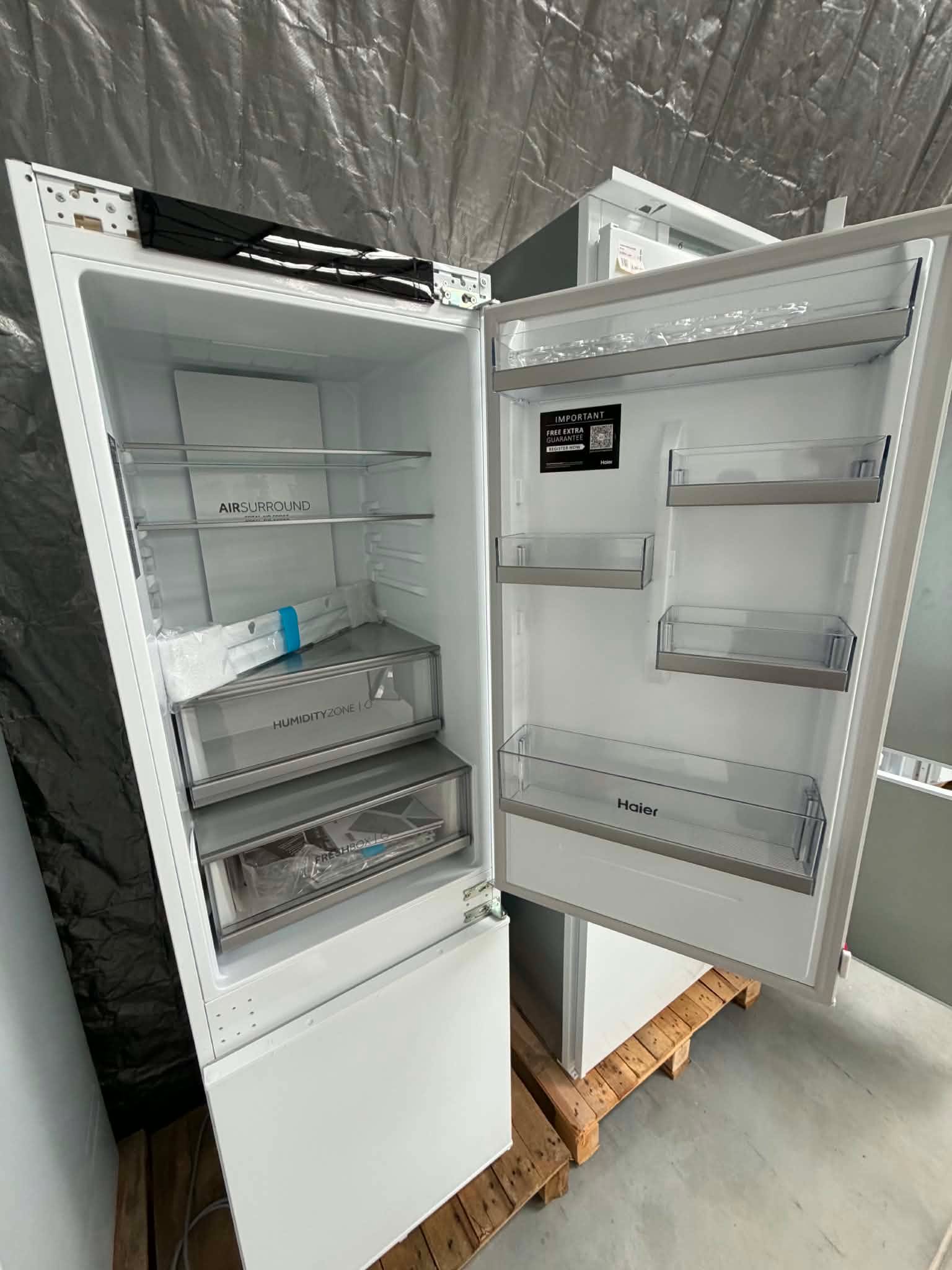 Lodówka do zabudowy Haier EHBQW5518E No Frost 177,2cm 35 dB - obrazek 7