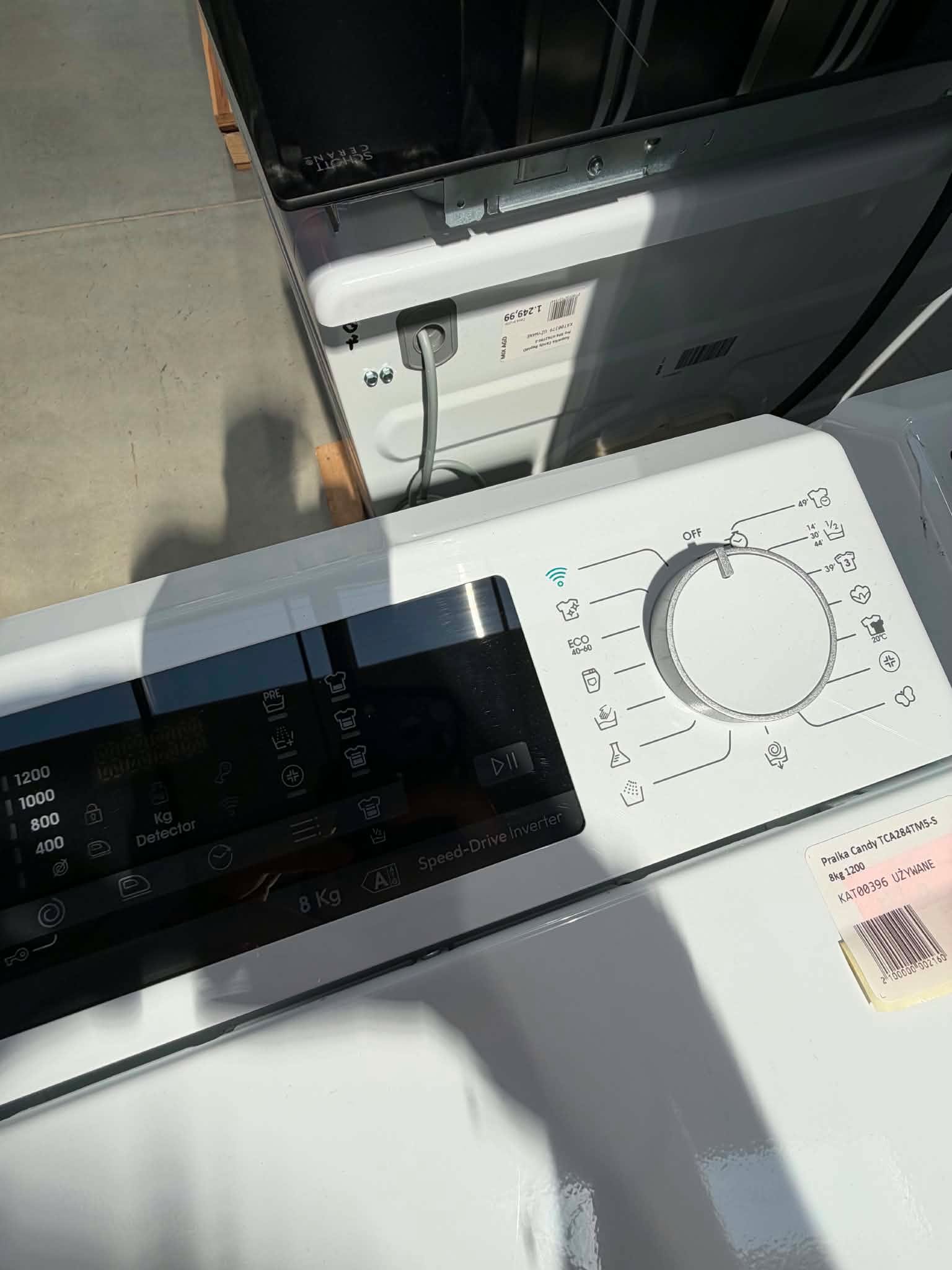 Pralka Candy ProWash 500 TCA284TM5-S 8kg 1200 obr/min 77 dB Biały - obrazek 4