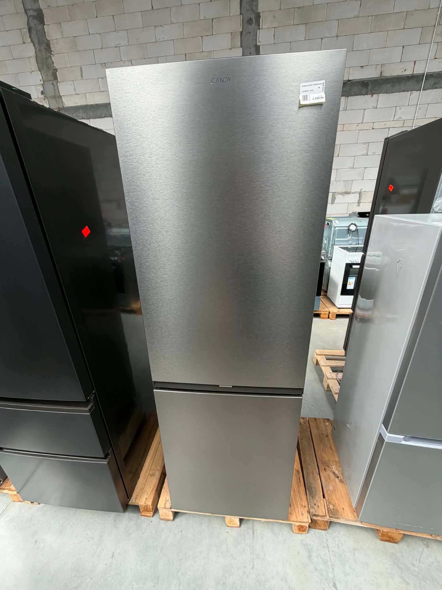 Lodówka Candy CNCQ2T618AX No Frost 185cm 35 dB Zdalne sterowanie Inox - obrazek 9
